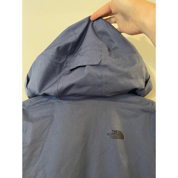 The North Face Thermoball Tri-Climate Blue Jacket Shell Vented Pockets Womens S - Picture 3 of 12